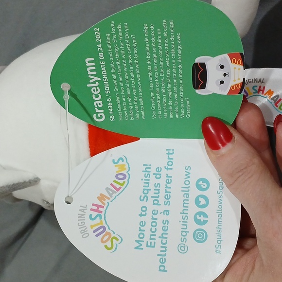NWT 5" Arctic Fox Nutcracker Gracelynn Squishmallow - Picture 3 of 3